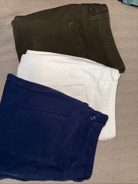 Lululemon ABC Utilitech pants bundle- Navy, White, and Olive 36x32